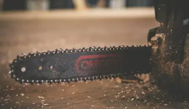 how to put a chain back on a chainsaw